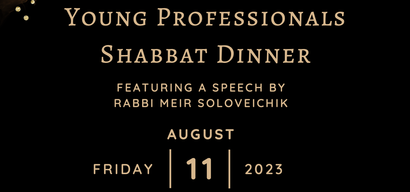 Young Professionals Shabbat Dinner