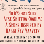 Tu B'Shebat Seder with Baruch-Lev