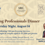 Sephardic Rabbinic Conference: Young Professionals Shabbat Dinner